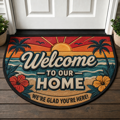 Route 66 Welcome Mat - Vintage American Highway Road Trip Doormat - 5to9vibe