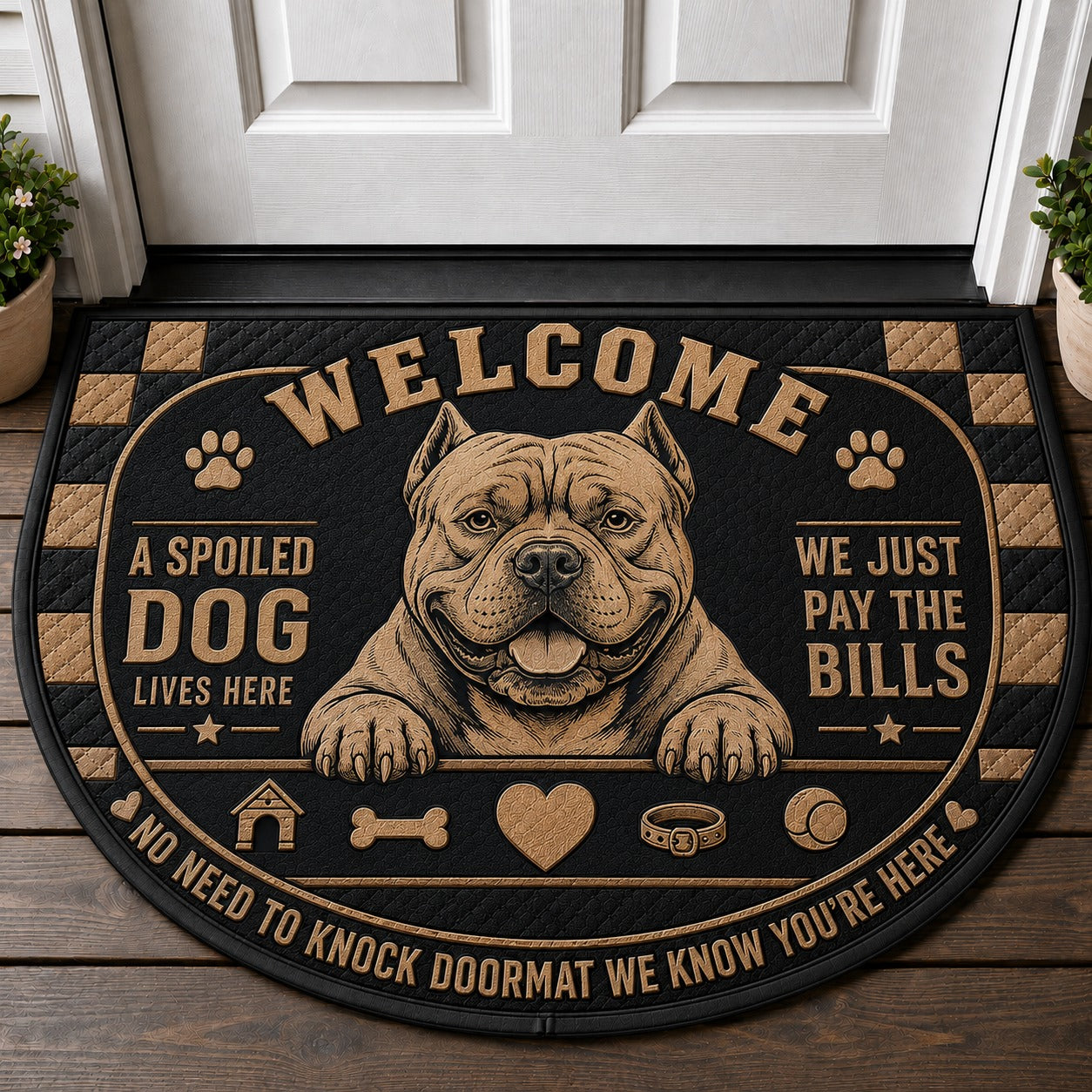 Goldendoodle Welcome Mat – "A House Is Not A Home Without A Goldendoodle" Doormat - 5to9vibe