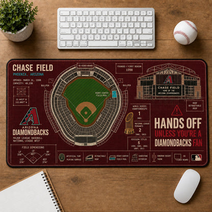 All Baseball Legendary Stadiums Masterplan Desk Mat Mouse Pad Plus Size - 5to9vibe
