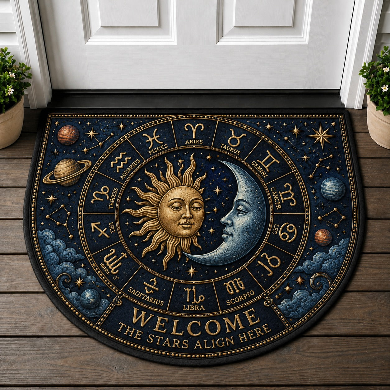 Welcome To Our Hideout Doormat - Goblincore Forest Mushroom Welcome Mat - 5to9vibe