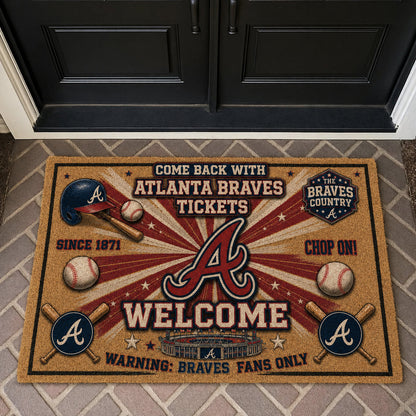 Baseball All Teams Custom Quilted Print Premium Welcome Mat – Personalized Baseball Doormat