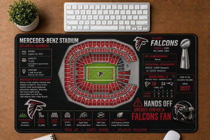 All Football Stadium Schematic Desk Mat Mouse Pad Plus Size Trending - 5to9vibe