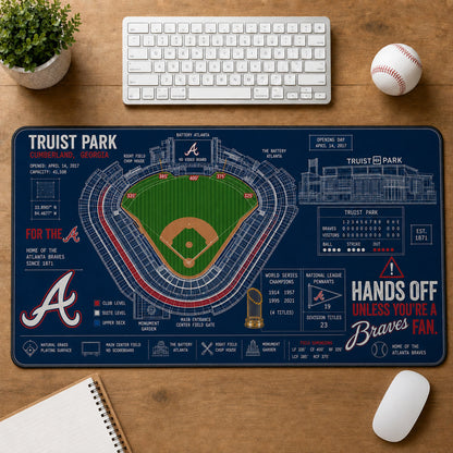 All Baseball Legendary Stadiums Masterplan Desk Mat Mouse Pad Plus Size - 5to9vibe