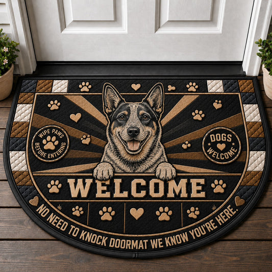 Australian Cattle Dog Welcome Mat – Wipe Paws Before Entering Doormat - 5to9vibe