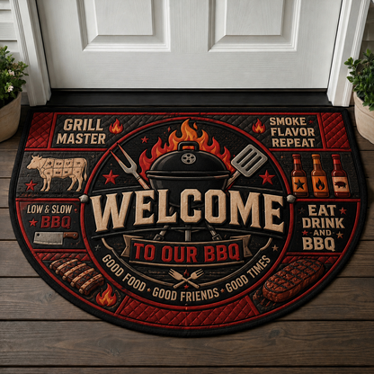 Welcome To The Kitchen Chef Doormat - Culinary Master Cooking Welcome Mat - 5to9vibe