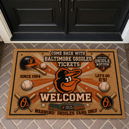 Baseball All Teams Coir Doormat Print Premium Welcome Mat – Personalized Baseball Coir Doormat