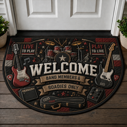 Piano Welcome Mat - Grand Piano Music Lover Decorative Doormat