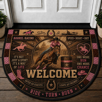 Western Heritage Welcome Mat – "Rooted In Tradition" Cowboy Legacy Outdoor Doormat - 5to9vibe