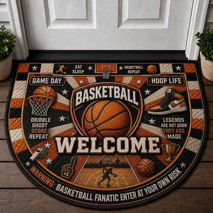 Surfing Welcome Mat - Beach Surf Zone Ocean Waves Outdoor Doormat - 5to9vibe