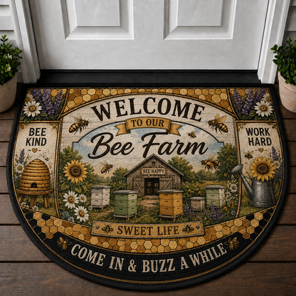 Where Goats Roam And Worries Go Home Doormat - Goat Lover Farm Welcome Mat - 5to9vibe