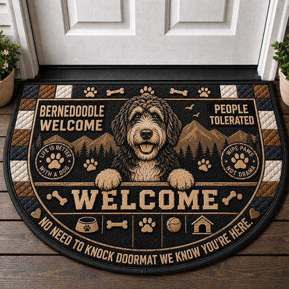 Pug Welcome Mat – "Wipe Your Paws" Funny Pug Lover Doormat - 5to9vibe