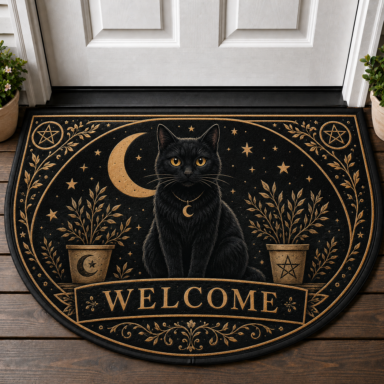 Tabbies Welcome Doormat - People Tolerated Tabby Cat Welcome Mat - 5to9vibe