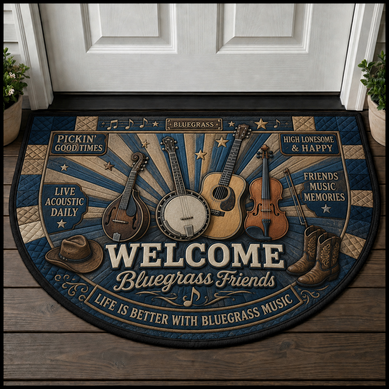 Marching Band Welcome Mat - School Band Pride Musician Doormat - 5to9vibe