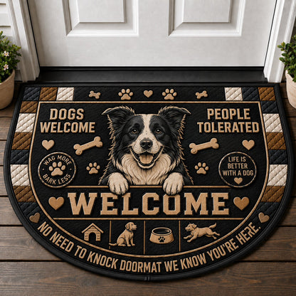 Dachshund Welcome Mat – "A Spoiled Wiener Dog Lives Here" Funny Doormat - 5to9vibe