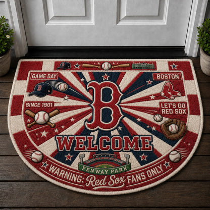 Baseball All Teams Custom Quilted Print Premium Welcome Mat – Personalized Baseball Doormat