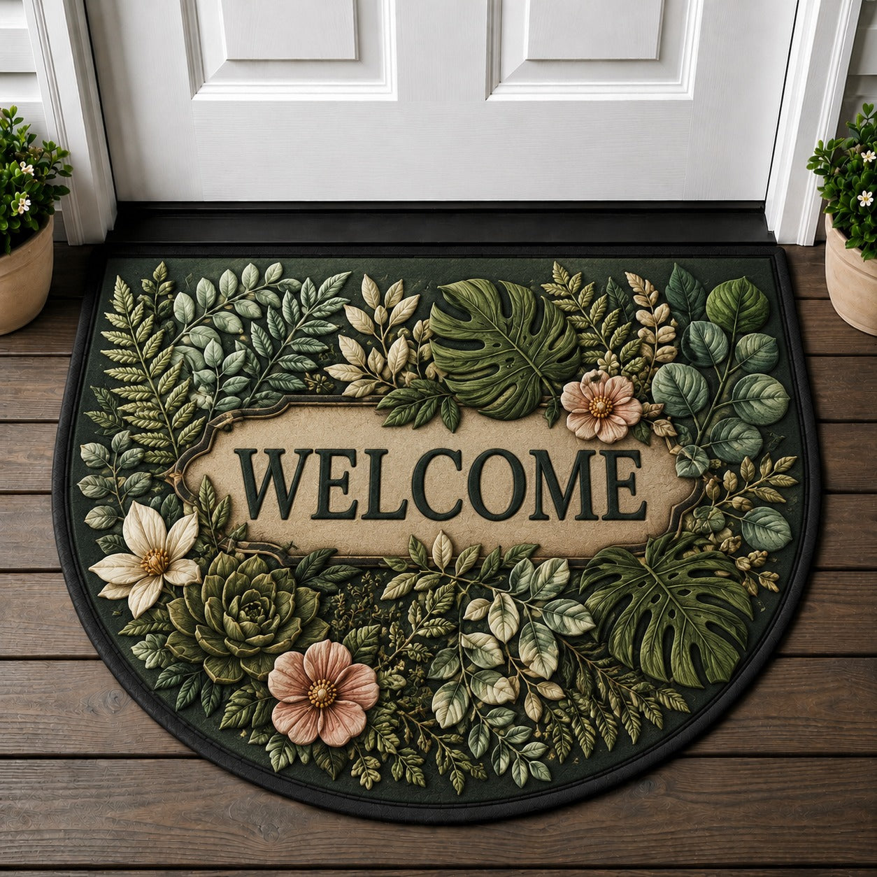 Welcome To Our Loft Doormat - Urban Loft City Skyline Industrial Welcome Mat - 5to9vibe