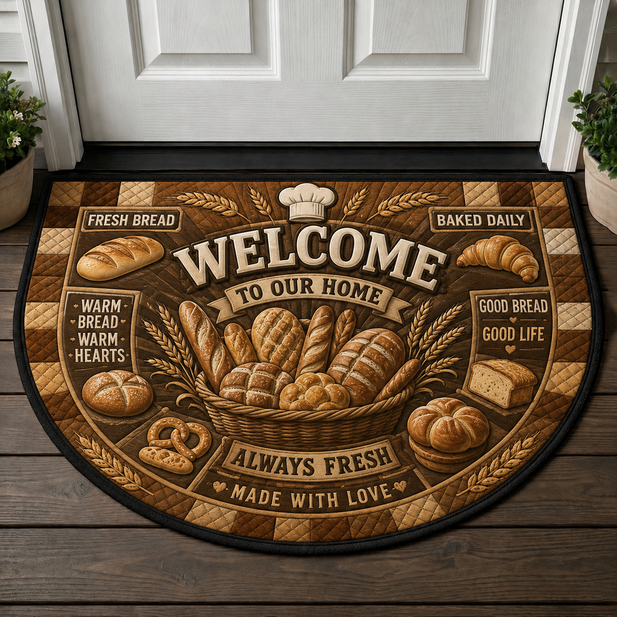 Welcome Beer Lovers Craft Beer Doormat - Good Beer Good Friends Good Times Welcome Mat - 5to9vibe