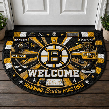 Hockey All Teams Custom Quilted Print Premium Welcome Mat – Personalized Baseball Doormat