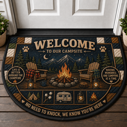 Happy Camper Making Memories Doormat - Vintage Trailer RV Welcome Mat - 5to9vibe