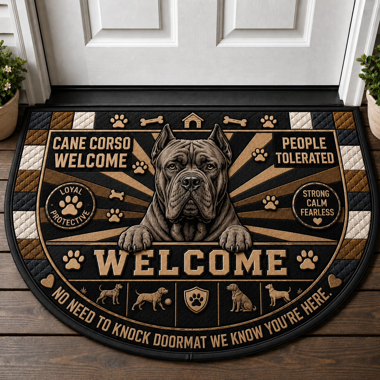 Corgi Welcome Mat – "Life Is Better With A Corgi" Funny Pet Doormat - 5to9vibe