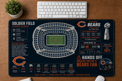 All Baseball Legendary Stadiums Masterplan Desk Mat Mouse Pad Plus Size - 5to9vibe