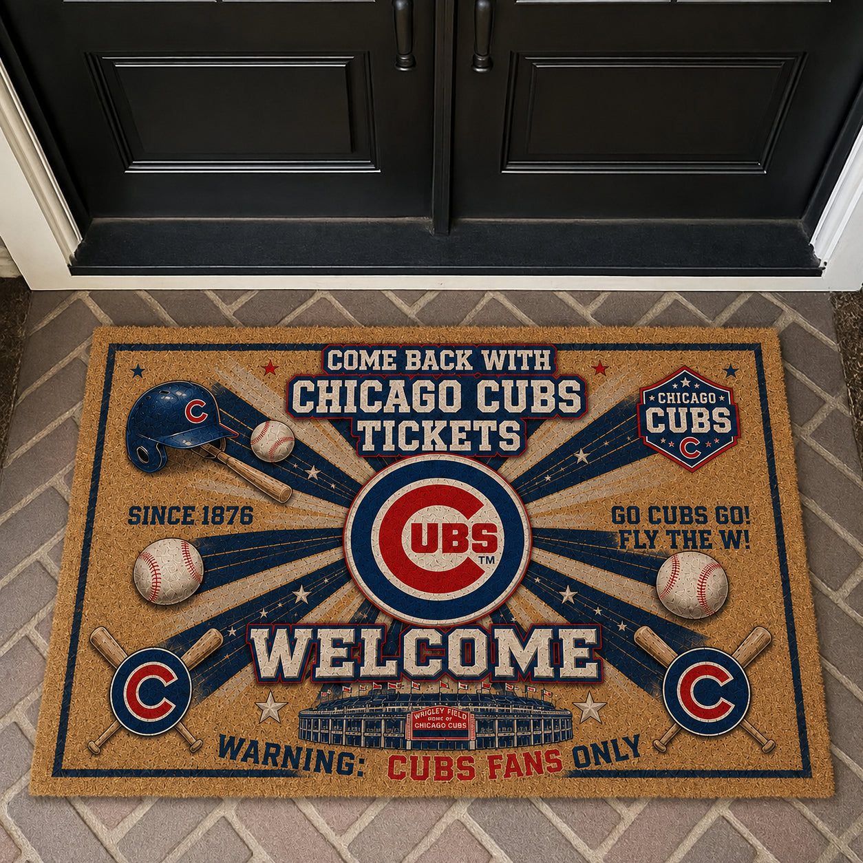 Baseball All Teams Coir Doormat Print Premium Welcome Mat – Personalized Baseball Coir Doormat