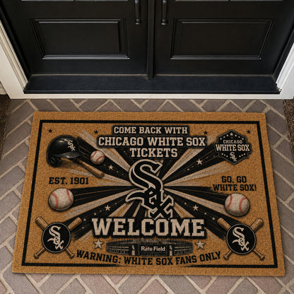 Baseball All Teams Custom Quilted Print Premium Welcome Mat – Personalized Baseball Doormat
