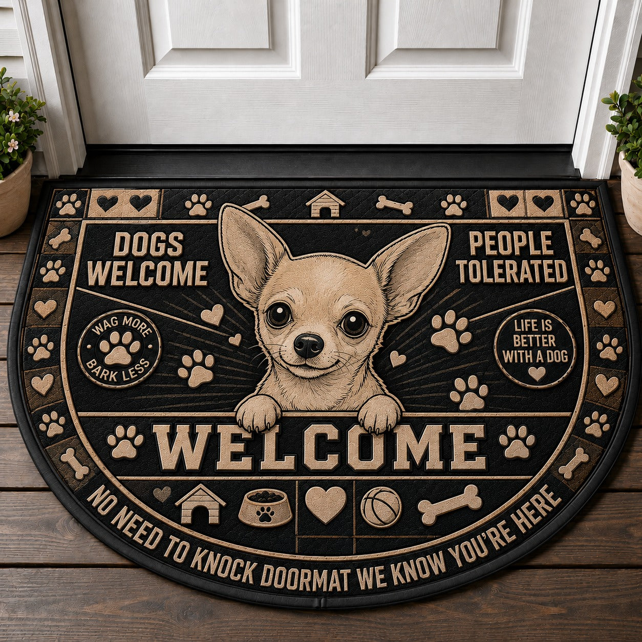 Collie Welcome Mat – "A House Is Not A Home Without A Collie" Doormat - 5to9vibe