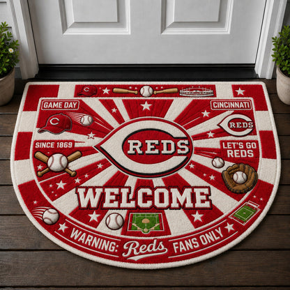 Baseball All Teams Custom Quilted Print Premium Welcome Mat – Personalized Baseball Doormat