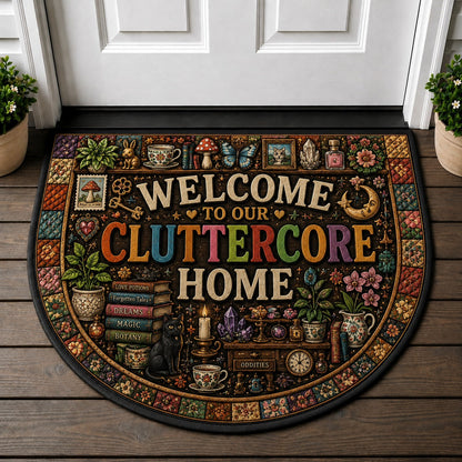 Welcome So Glad You're Here Doormat - Minimalist Boho Sun Abstract Welcome Mat - 5to9vibe