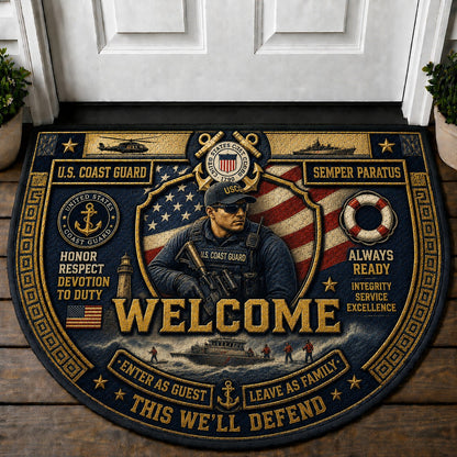 First Responder Welcome Mat – "911 Dispatch Police Fire EMS" Hero Doormat - 5to9vibe