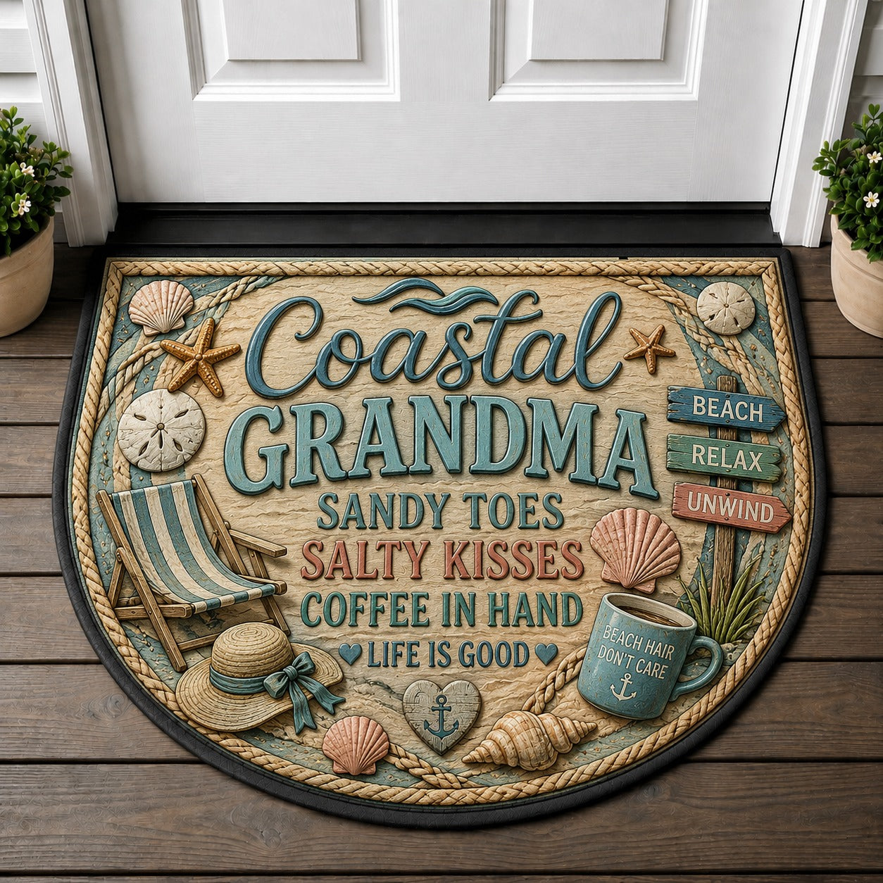 Welcome National Park Doormat - National Park Mountain Moose Bear Welcome Mat - 5to9vibe