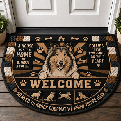 Bloodhound Welcome Mat – "Wipe Paws" Rustic Dog Breed Doormat - 5to9vibe