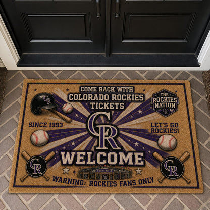 Baseball All Teams Coir Doormat Print Premium Welcome Mat – Personalized Baseball Coir Doormat