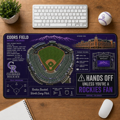 All Baseball Legendary Stadiums Masterplan Desk Mat Mouse Pad Plus Size - 5to9vibe