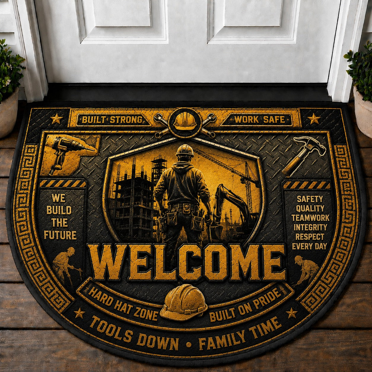 Patriot Welcome Mat – "Proud To Be An American" Patriotic Home Decor - 5to9vibe