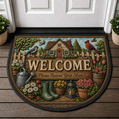 Welcome To My Herb Garden Doormat - Herb Garden Botanical Plant Welcome Mat - 5to9vibe