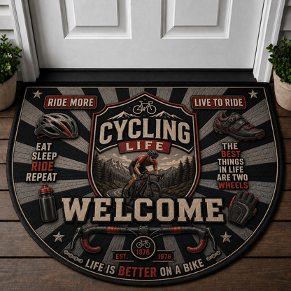 Baseball Welcome Mat - Home Is Where The Field Is Sports Doormat - 5to9vibe