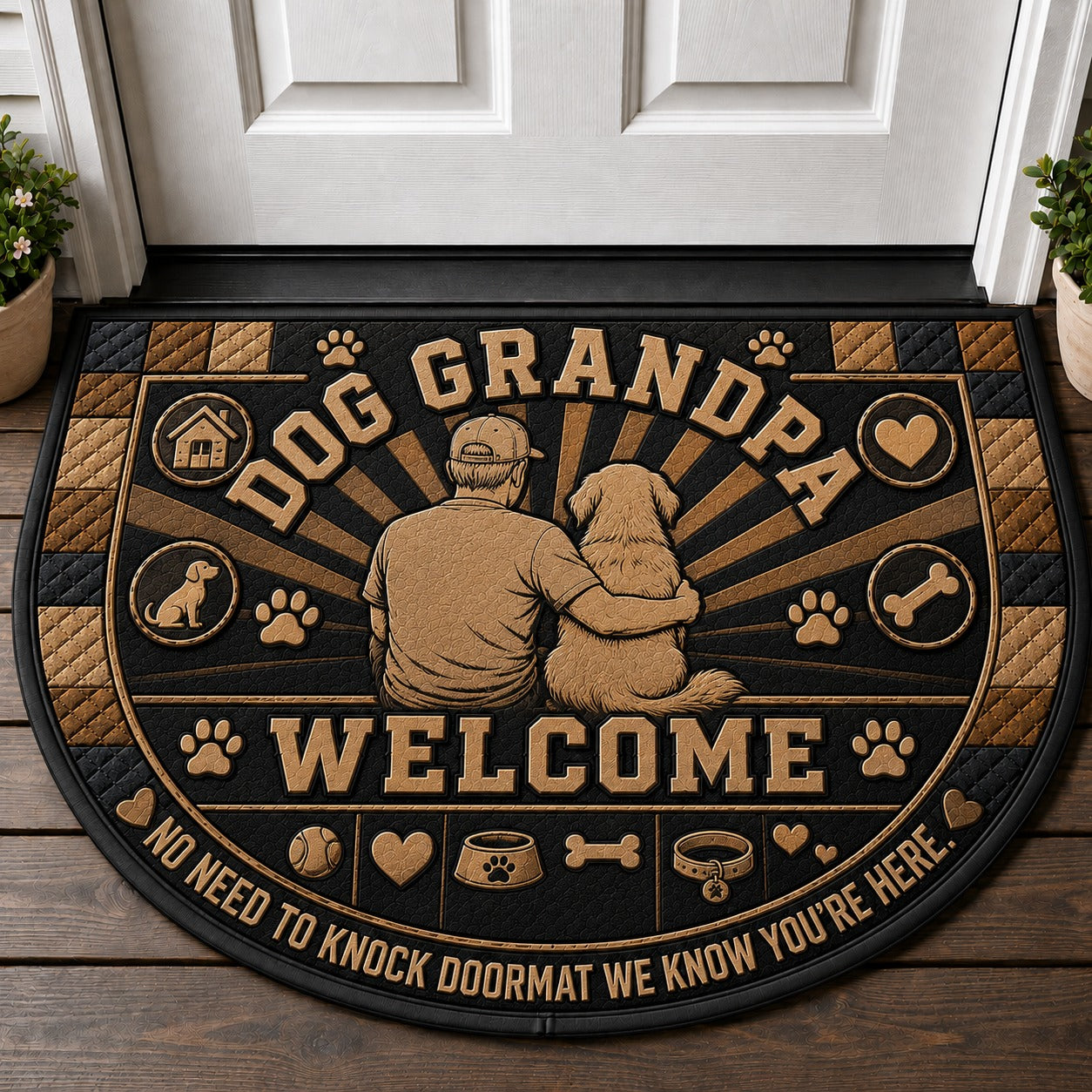 Cavalier King Charles Welcome Mat – "People Tolerated" Pet Doormat - 5to9vibe