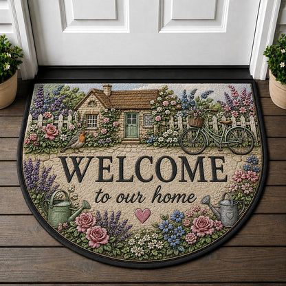 Welcome Make Yourself At Home Doormat - Industrial Classic Rustic Welcome Mat - 5to9vibe