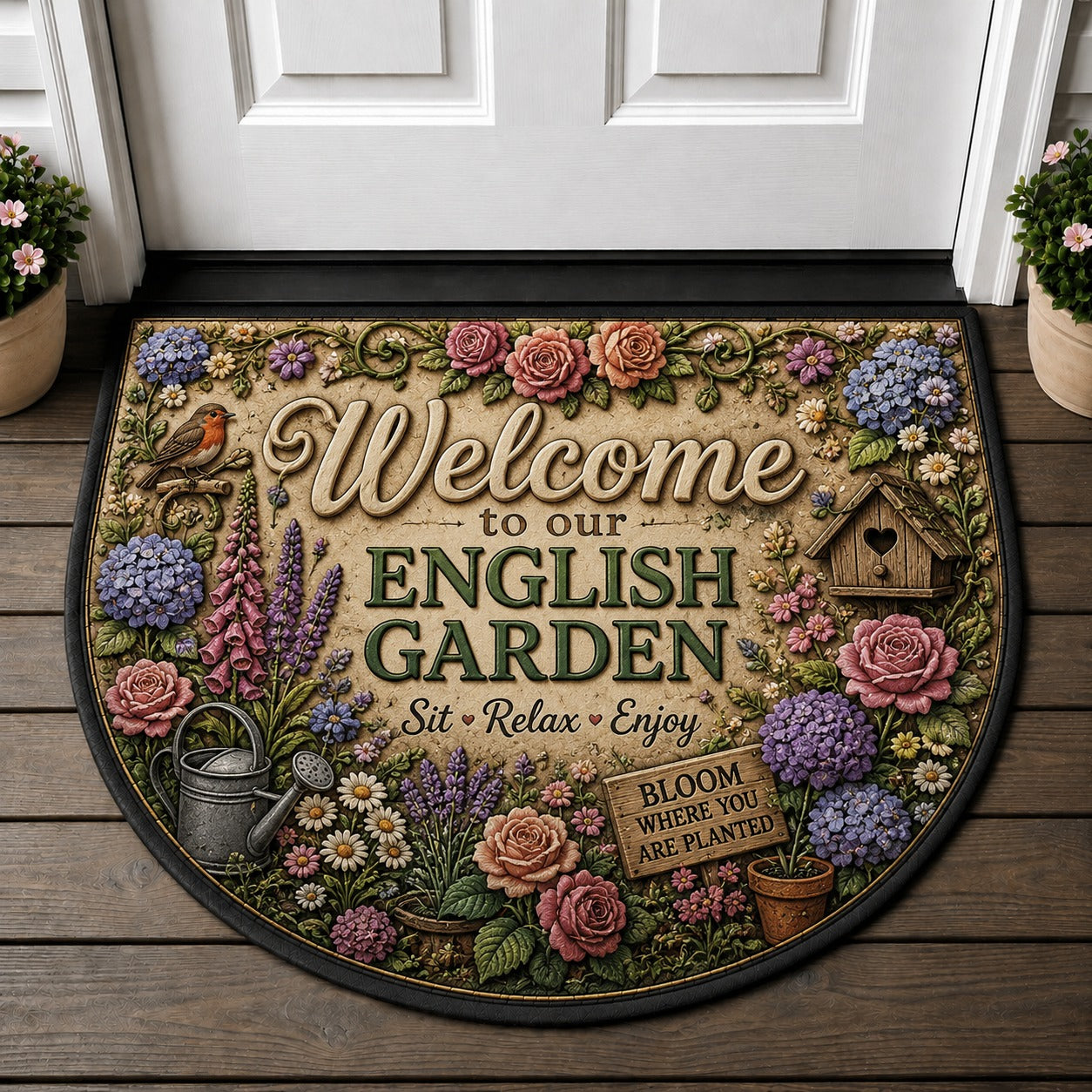 Moon Phases Welcome Doormat - Moon Phase Celestial Astronomy Welcome Mat - 5to9vibe
