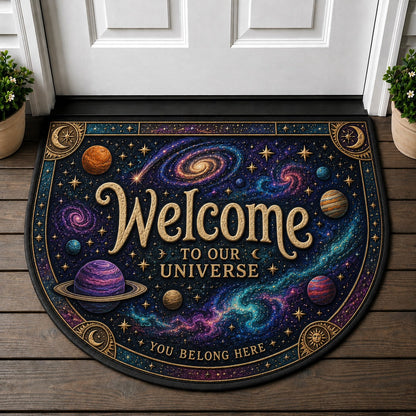 Botanical Greenery Welcome Mat - Tropical Monstera & Fern Leaf Doormat - 5to9vibe
