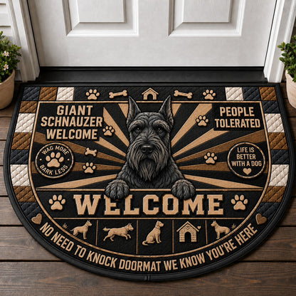 Great Dane Welcome Mat – "Gentle Giant Big Heart" Dog Lover Doormat - 5to9vibe