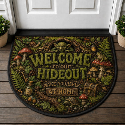 Beach House Retro Camper Doormat - Surfboards & Ocean Waves Welcome Mat - 5to9vibe