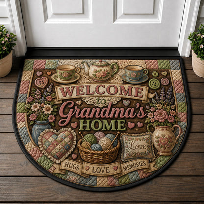 Welcome To Our Home Doormat - Floralcore Bloom Botanical Spring Welcome Mat - 5to9vibe