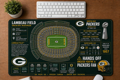 All Baseball Legendary Stadiums Masterplan Desk Mat Mouse Pad Plus Size - 5to9vibe