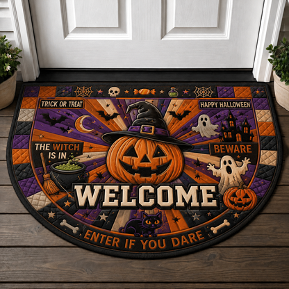 Easter Welcome Mat - Happy Easter Bunny and Egg Spring Doormat - 5to9vibe