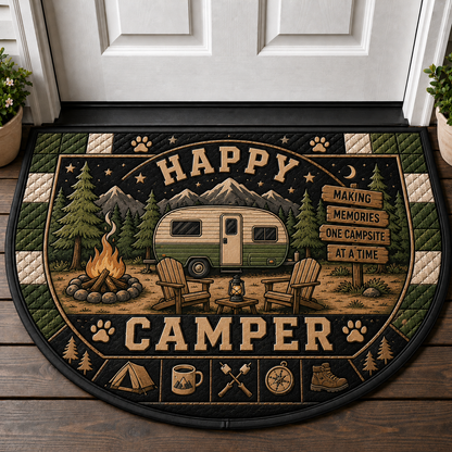 Welcome To Our RV Life Doormat - Home Is Where We Park It Camper Mat - 5to9vibe