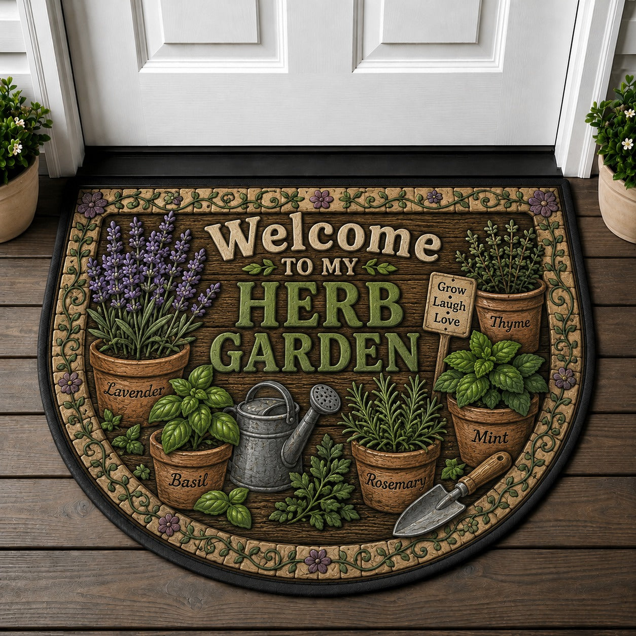 Welcome To Our Forest Home Doormat - Forest Home Mountain Cabin Wildlife Welcome Mat - 5to9vibe