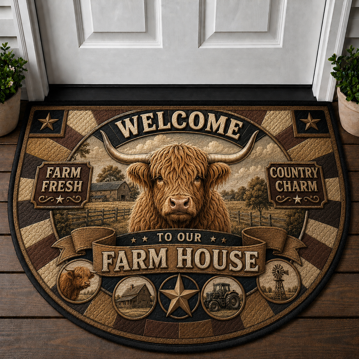 Wipe Your Hooves Donkey Doormat - Easily Distracted By Donkeys Welcome Mat - 5to9vibe